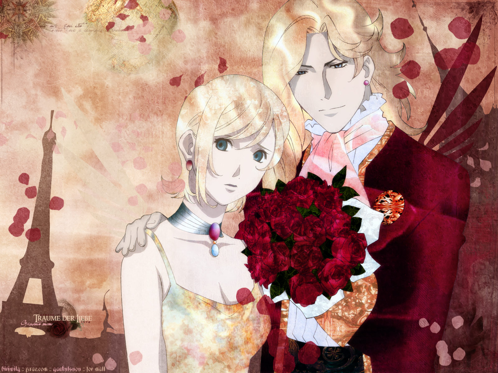 andrea_cavalcanti, eugenie_danglars, gankutsuou