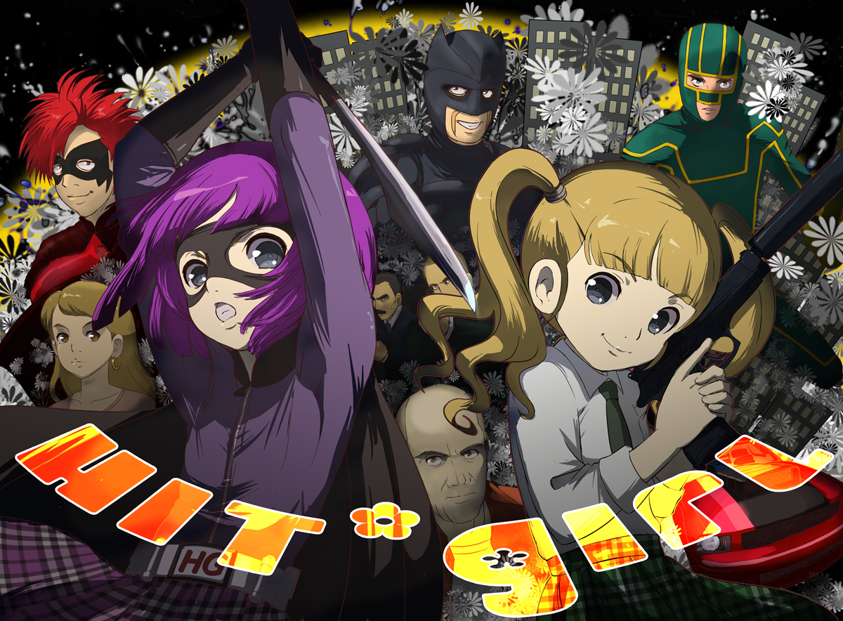 hit-girl, kick-ass, makoto_daikichi, tagme_(character)