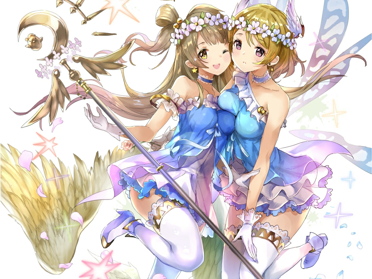 77gl, cropped, fairy, koizumi_hanayo, love_live!_school_idol_project, minami_kotori