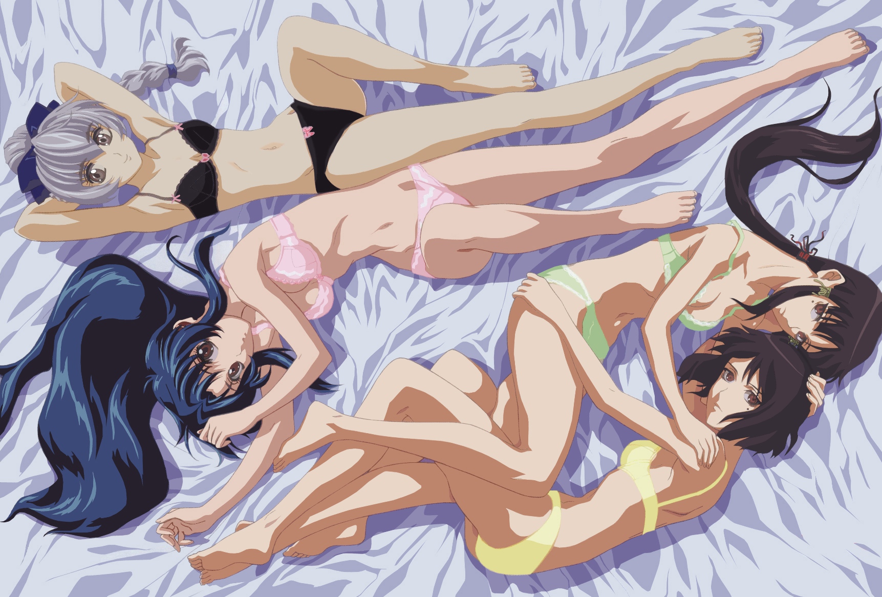 chidori_kaname, full_metal_panic, teletha_testarossa, underwear, xia_yu_fan, xia_yu_lan