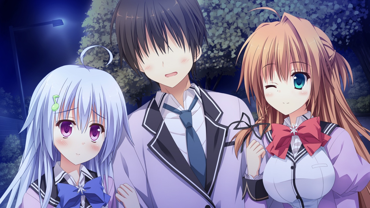 2girls, aoyama_hiroki, game_cg, glace, haneshiro_amane, ichinose_himeno, koishiki_manual, long_hair