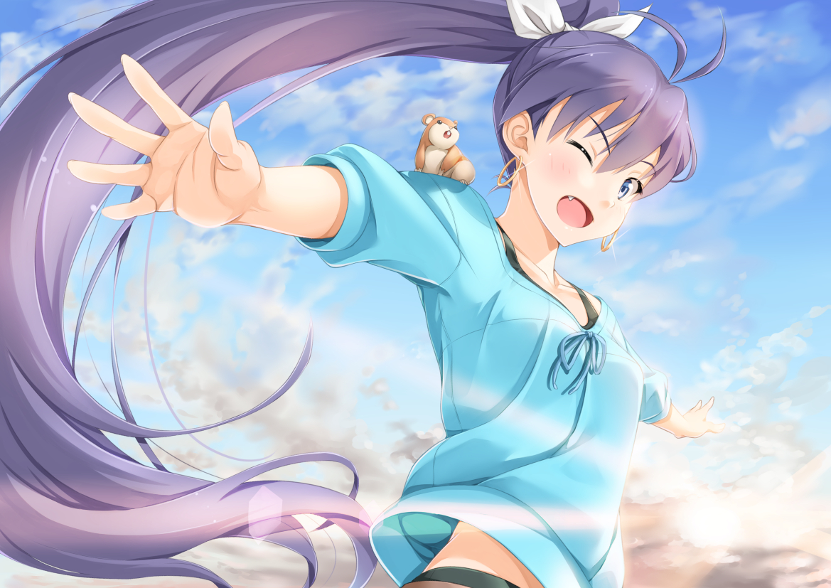 ganaha_hibiki, idolmaster, miri_(ago550421)