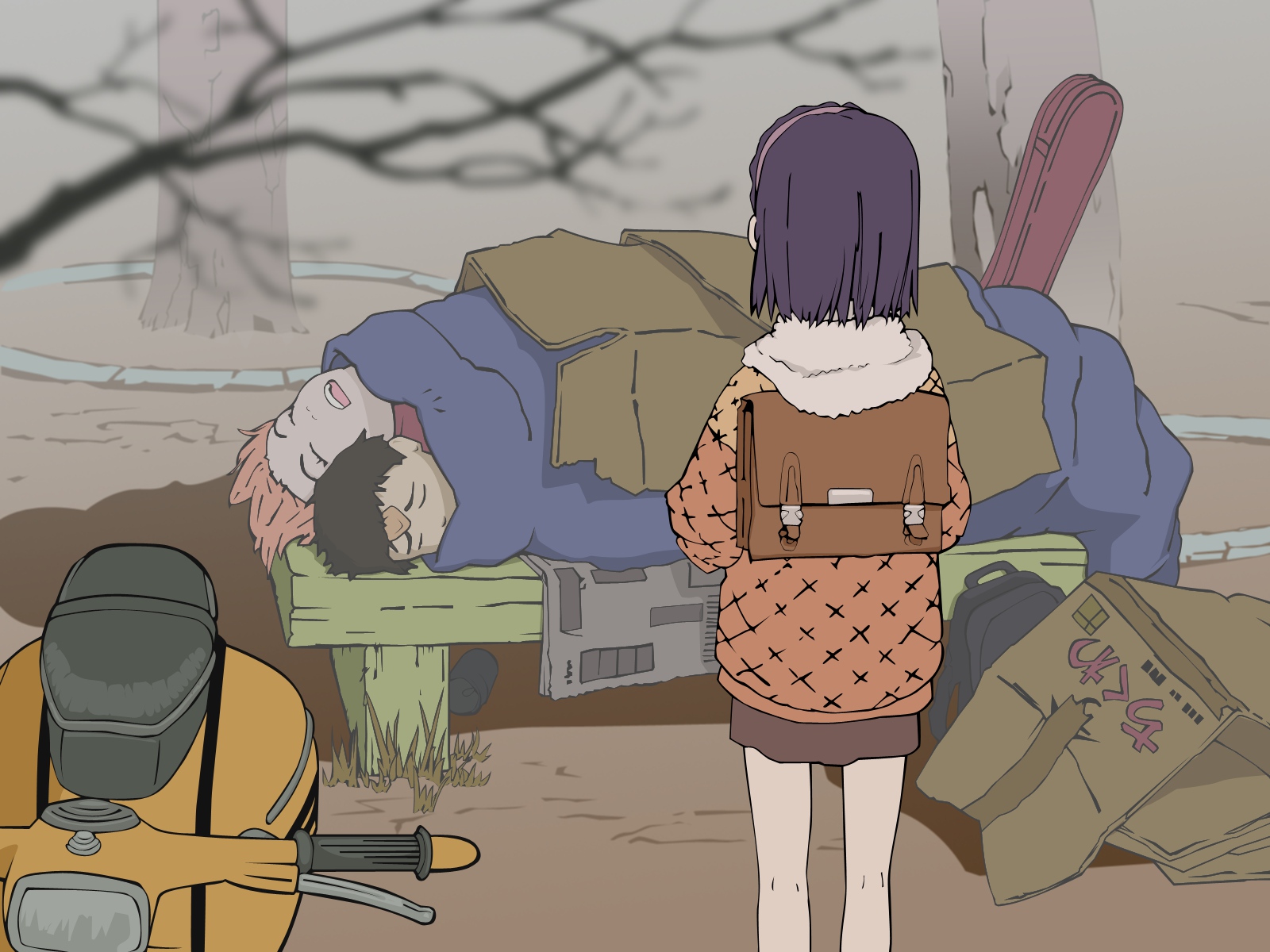 flcl, haruhara_haruko, nandaba_naota, ninamori_eri