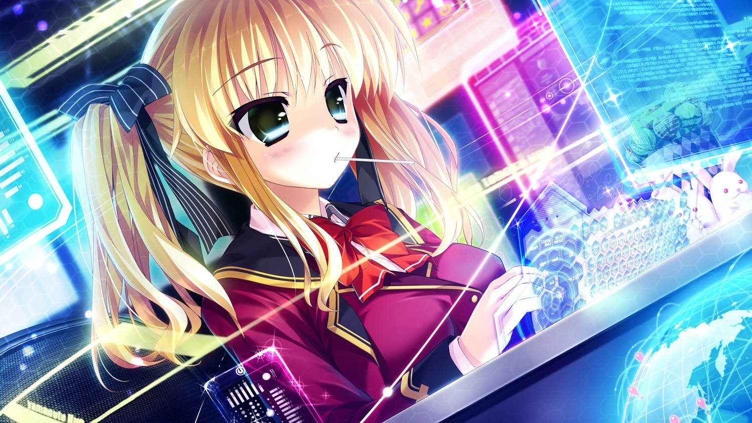 blonde_hair, clochette, game_cg, prism_recollection, shintaro, twintails, uisaki_hinano