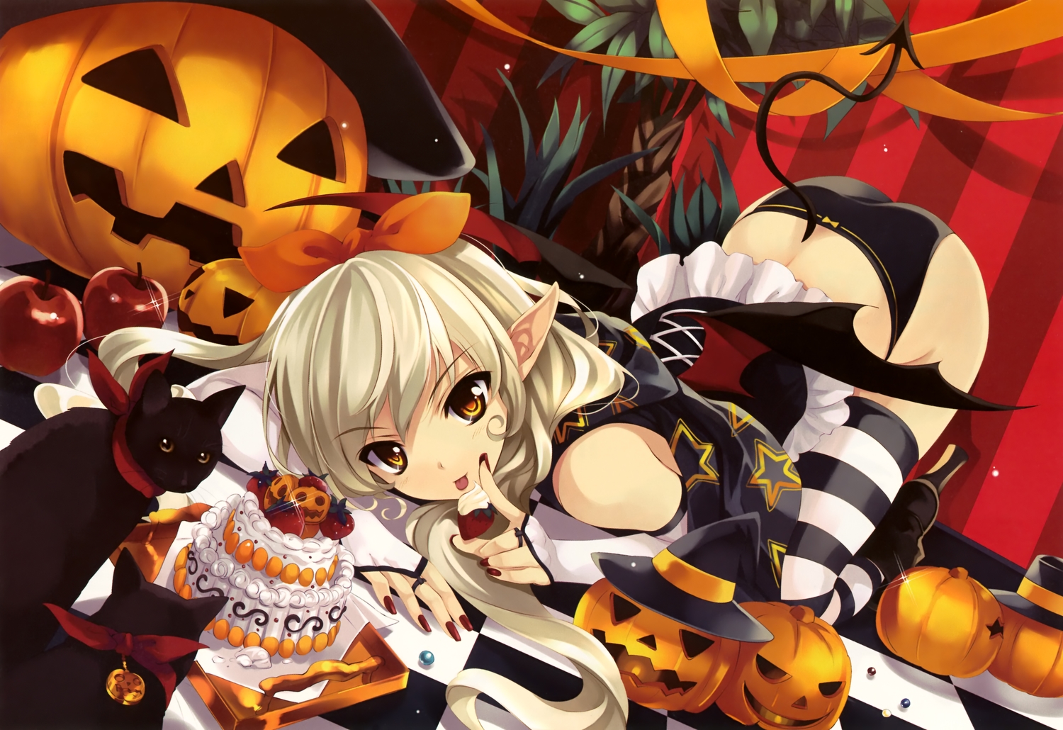 girl's_avenue, halloween, misaki_kurehito, scan