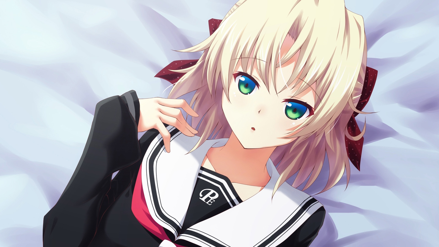 kagamigawa_noelle, memories_off, memories_off_6, school_uniform, zha_yu_bu_dong_hua