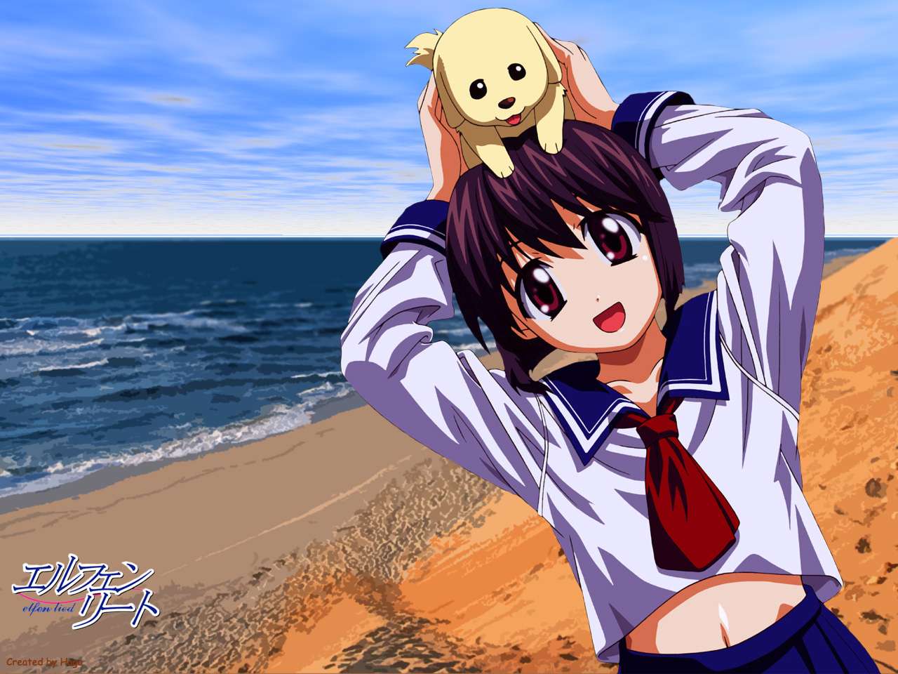 elfen_lied, mayu_(elfen_lied)