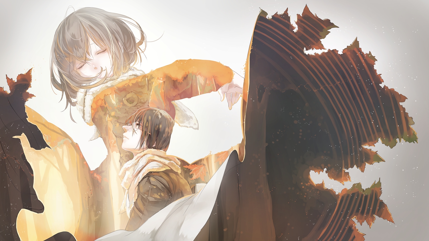 glasses, male, mizutame_tori, original, polychromatic, short_hair