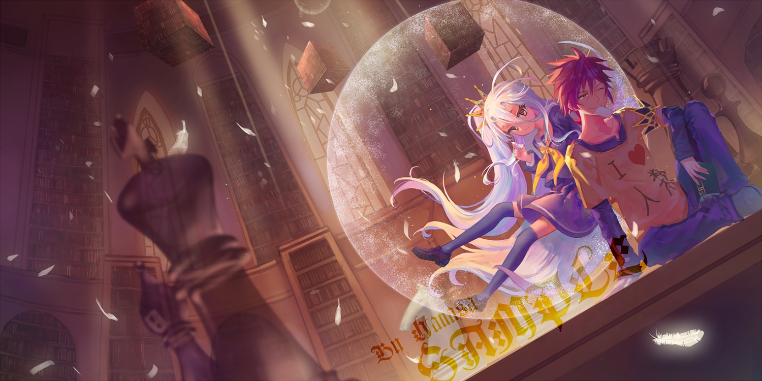 brown_hair, criin, feathers, loli, long_hair, male, no_game_no_life, shiro_(no_game_no_life)