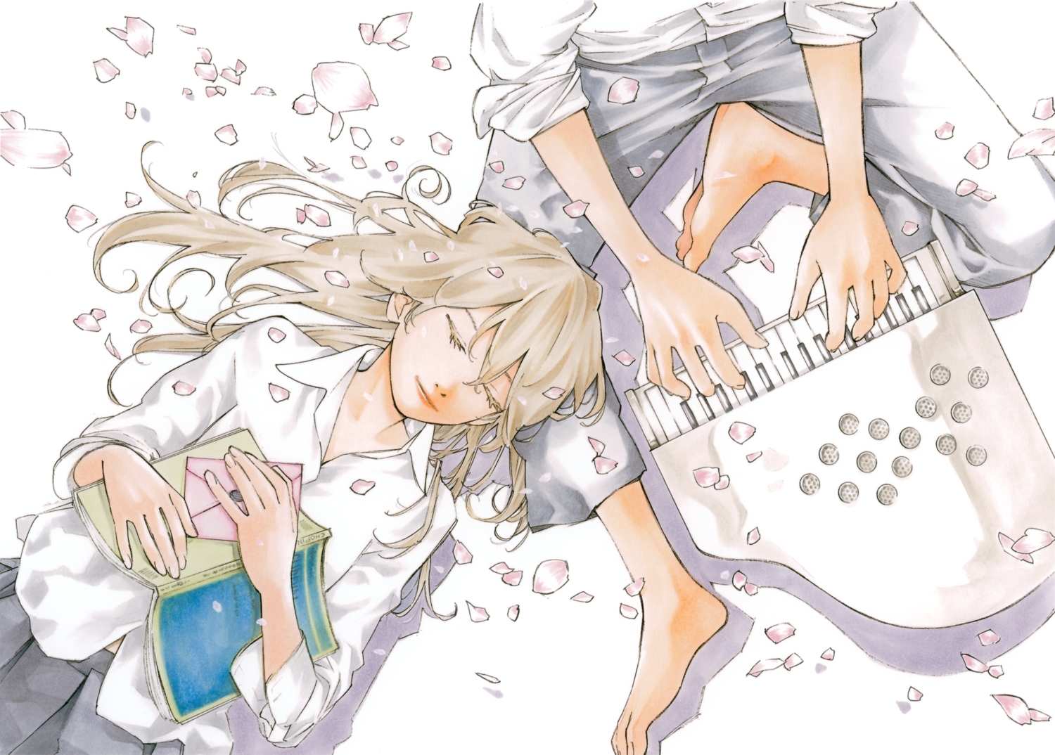 arakawa_naoshi, arima_kousei, male, miyazono_kaori, scan, shigatsu_wa_kimi_no_uso