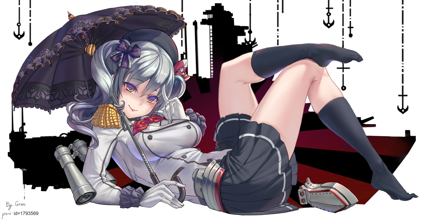 cosplay, gloves, gray_hair, gtunver, hat, idolmaster, idolmaster_cinderella_girls, kantai_collection