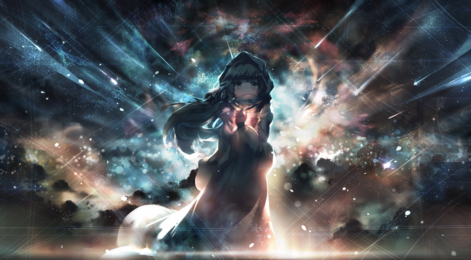 aliasing, c.c.r_(ccrgaoooo), hood, long_hair, original, scarf, winter
