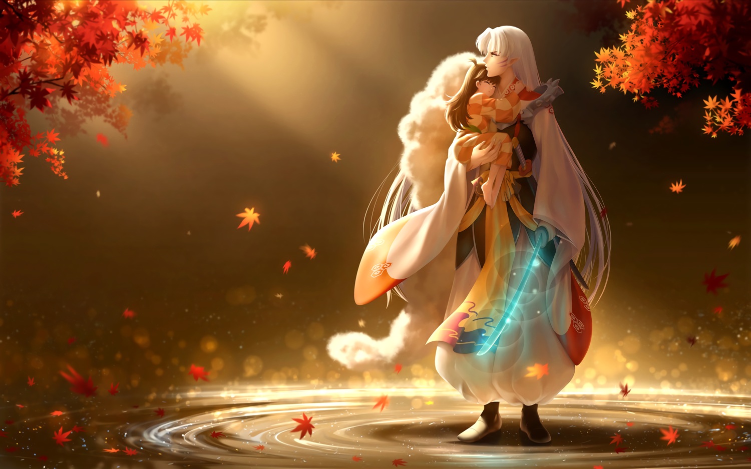 dine&rita, inuyasha, male, rin_(inuyasha), sesshomaru