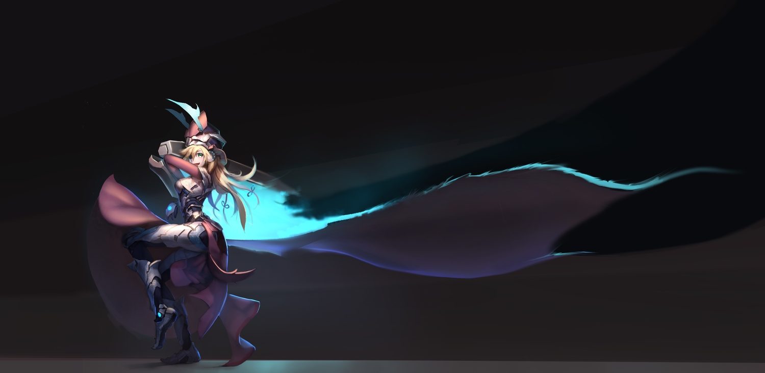 armor, blonde_hair, janyhero, jpeg_artifacts, touhou, yakumo_yukari
