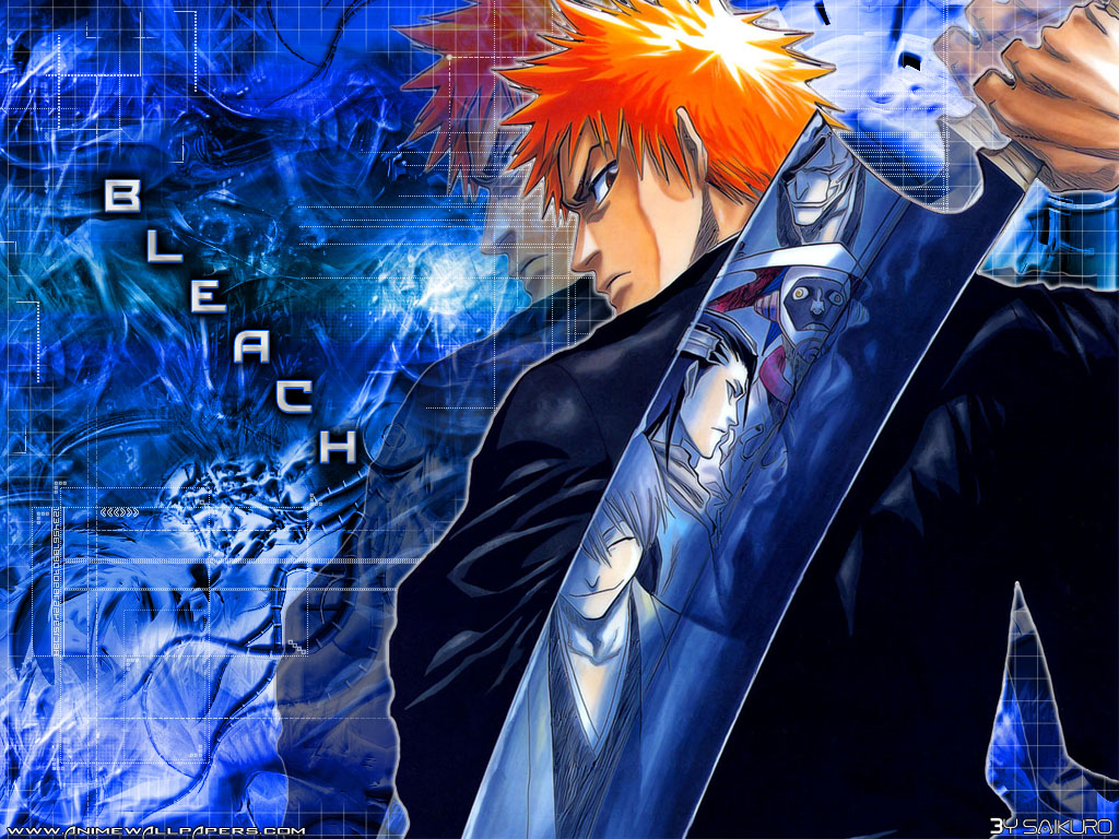 all_male, bleach, ichimaru_gin, kuchiki_byakuya, kurosaki_ichigo, kurotsuchi_mayuri, male, orange_hair