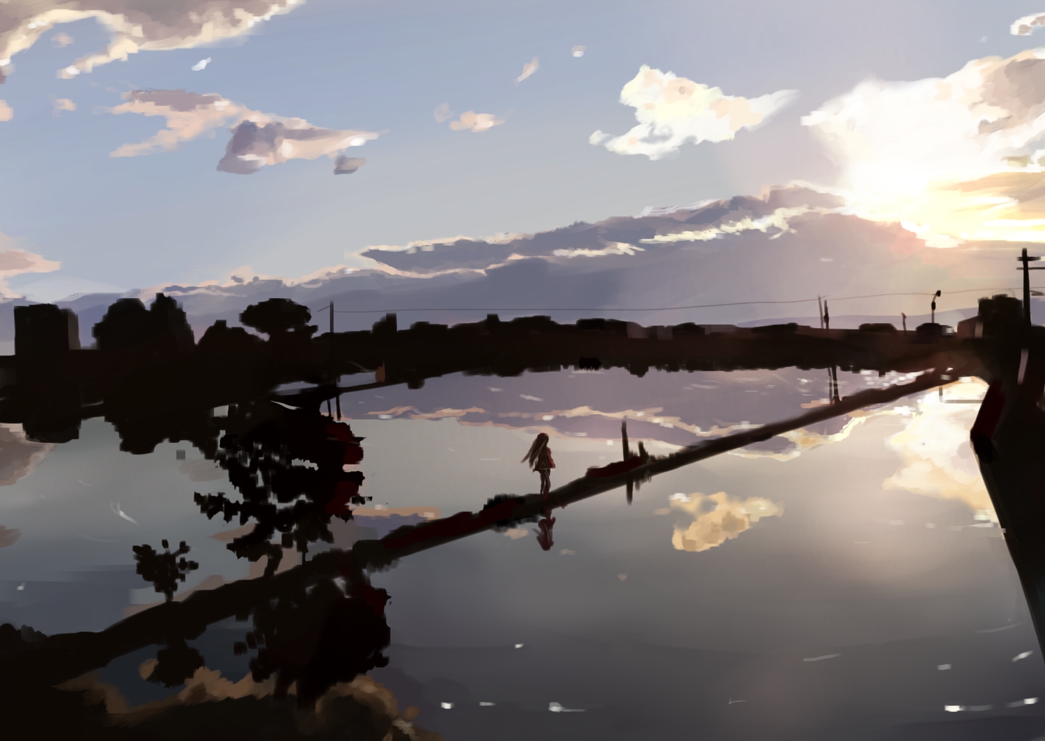 aka_(440626), original, reflection, scenic, silhouette
