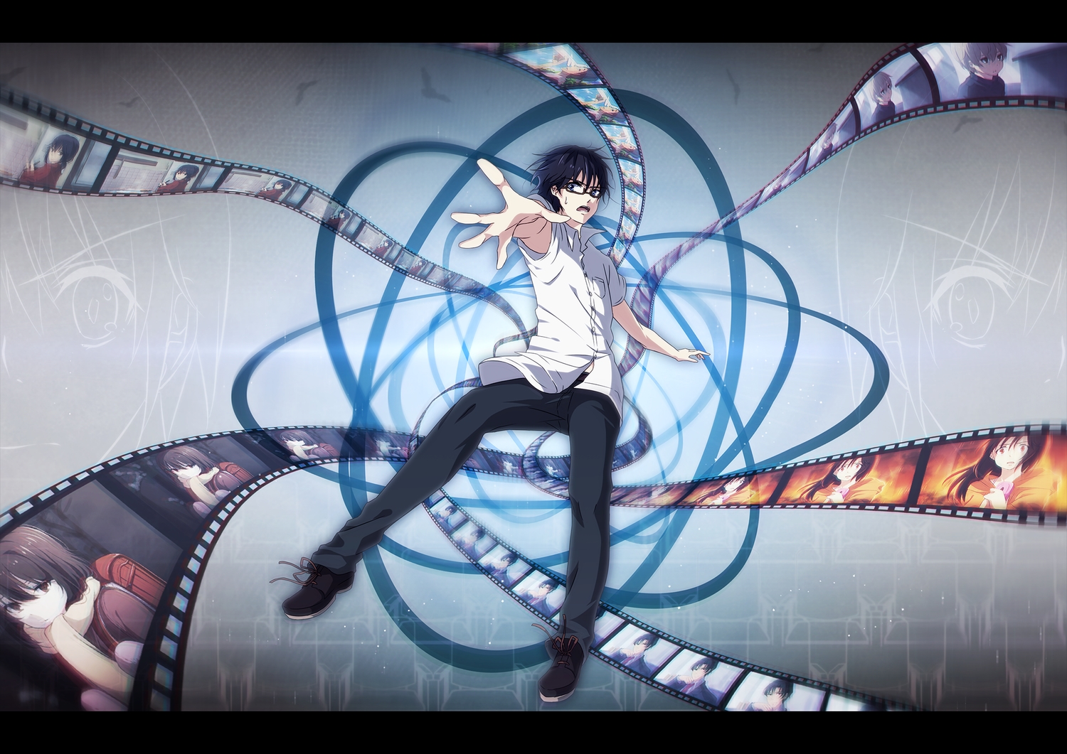 black_hair, boku_dake_ga_inai_machi, dress, fujinuma_sachiko, fujinuma_satoru, hinazuki_kayo, katagiri_airi, kobayashi_kenya, male, mokoppe, shiratori_jun, yashiro_gaku