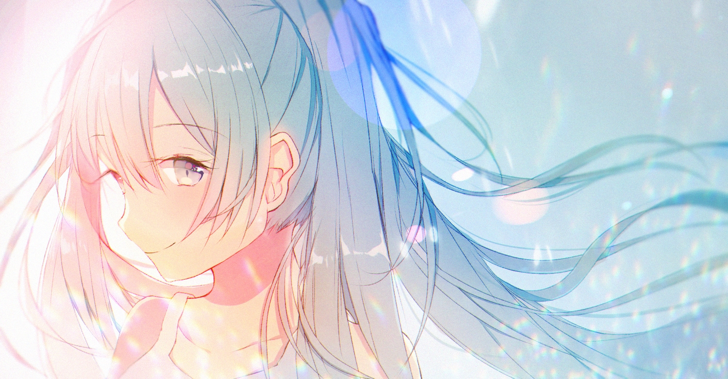 close, hatou_midori, hatsune_miku, long_hair, vocaloid