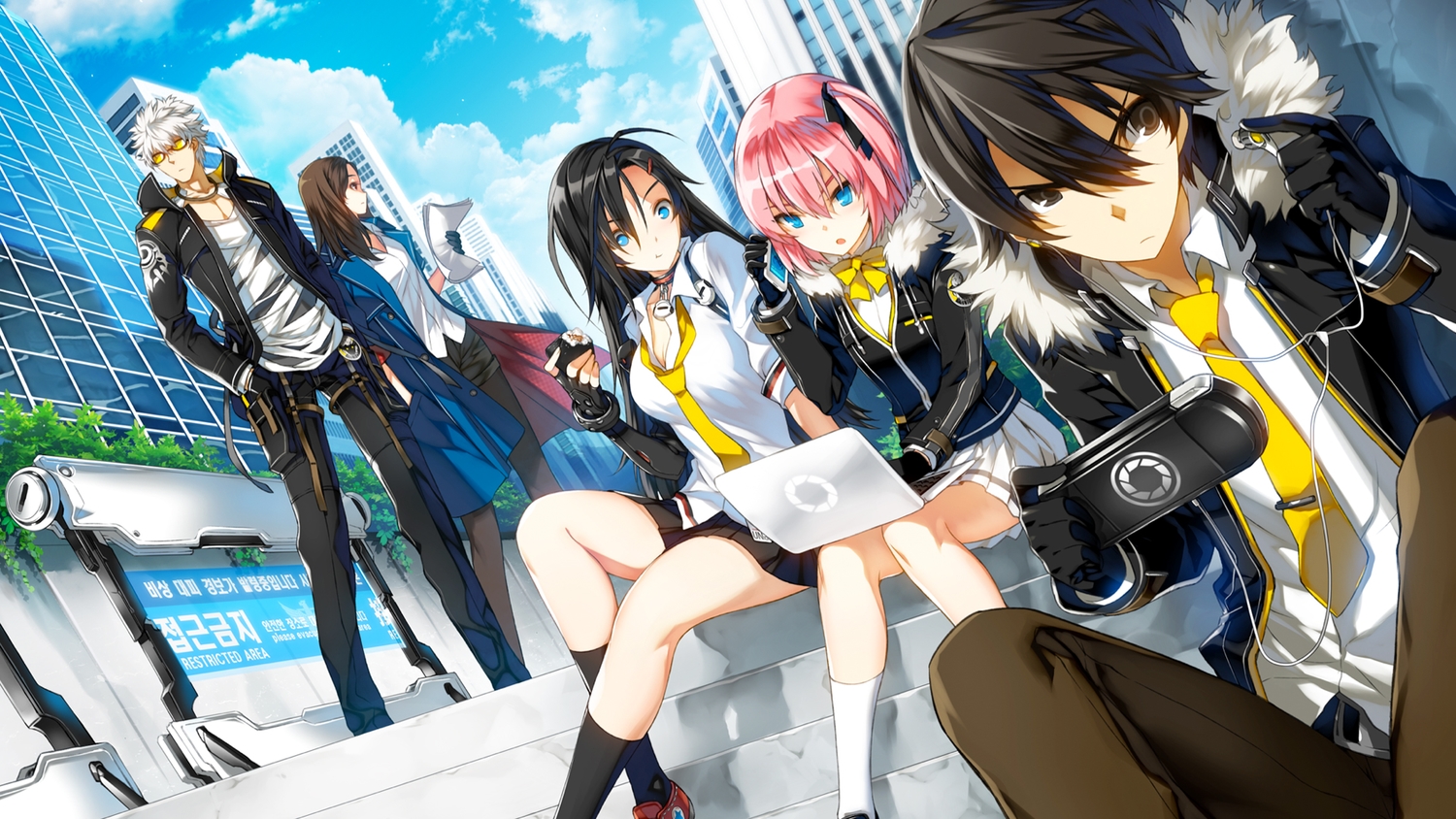 closers, group, j_(closers), lee_seha, lee_seulbi, male, seo_yuri, tagme_(artist)