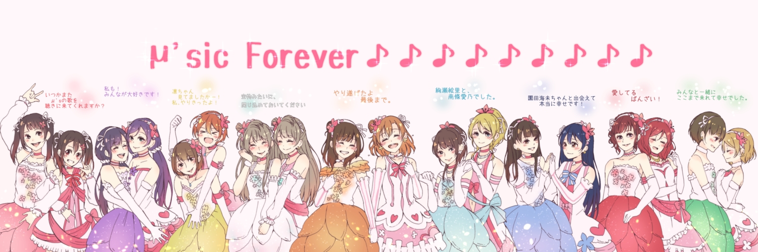 39_kura, ayase_eri, black_eyes, black_hair, blonde_hair, blue_eyes, blue_hair, blush