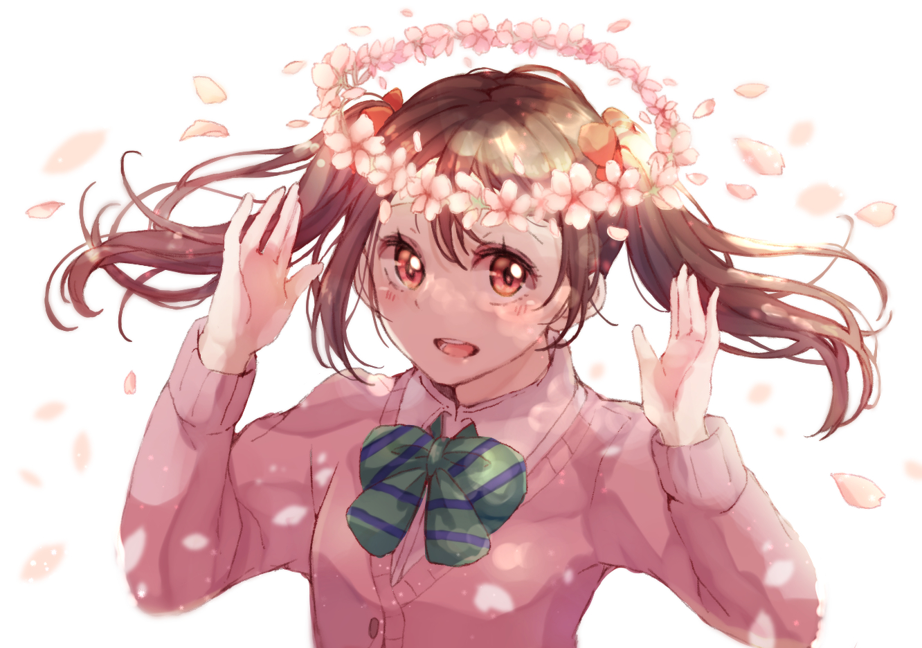 39_kura, love_live!_school_idol_project, petals, twintails, yazawa_nico