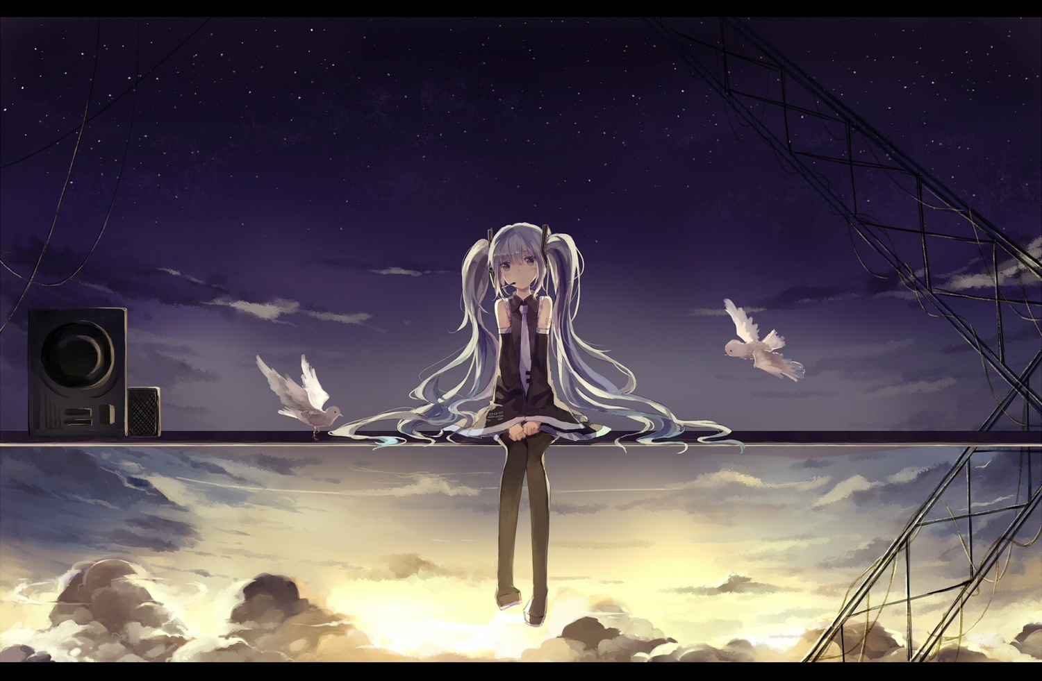 hatsune_miku, jpeg_artifacts, long_hair, rain_(raindsan), twintails, vocaloid