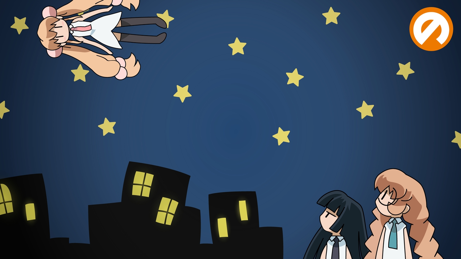 kagami_kuro, kodomo_no_jikan, kokonoe_rin, usa_mimi_(character)