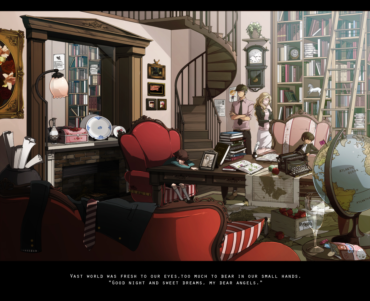 aliasing, arsene_lupin_iii, jigen_daisuke, lupin_iii, male, nasubi_(pixiv)