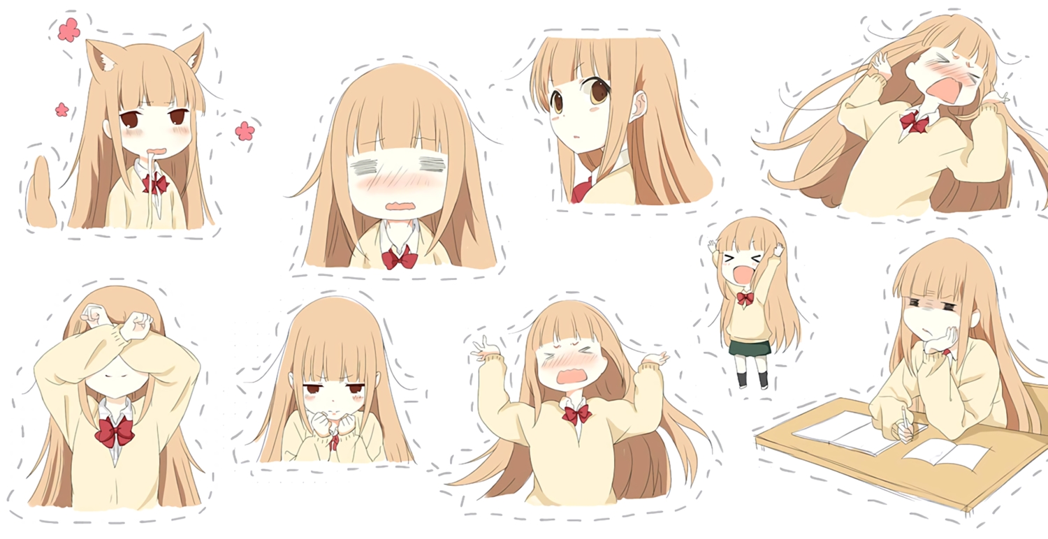 animal_ears, blush, brown_eyes, chibi, foxgirl, loli, miyano, pink_hair, school_uniform, tagme_(artist), tail, tanaka-kun_wa_itsumo_kedaruge, third-party_edit, waifu2x, white