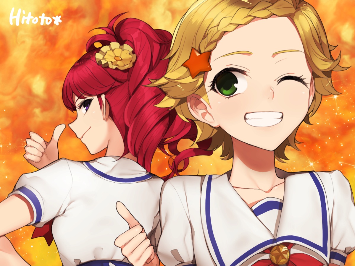 aikatsu!, hitoto, kurebayashi_juri, shinjou_hinaki