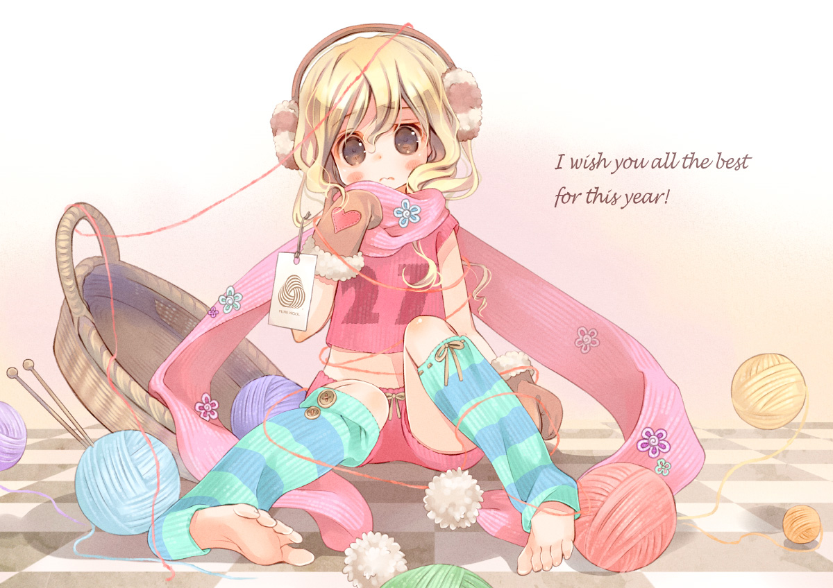 kuga_tsukasa, loli, original, scarf
