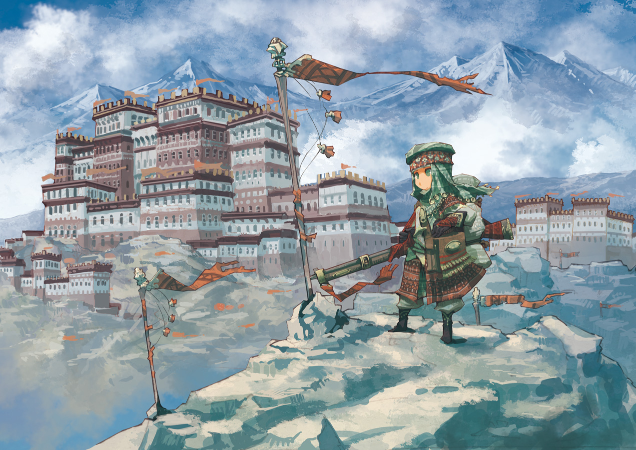 building, gun, kome, original, weapon
