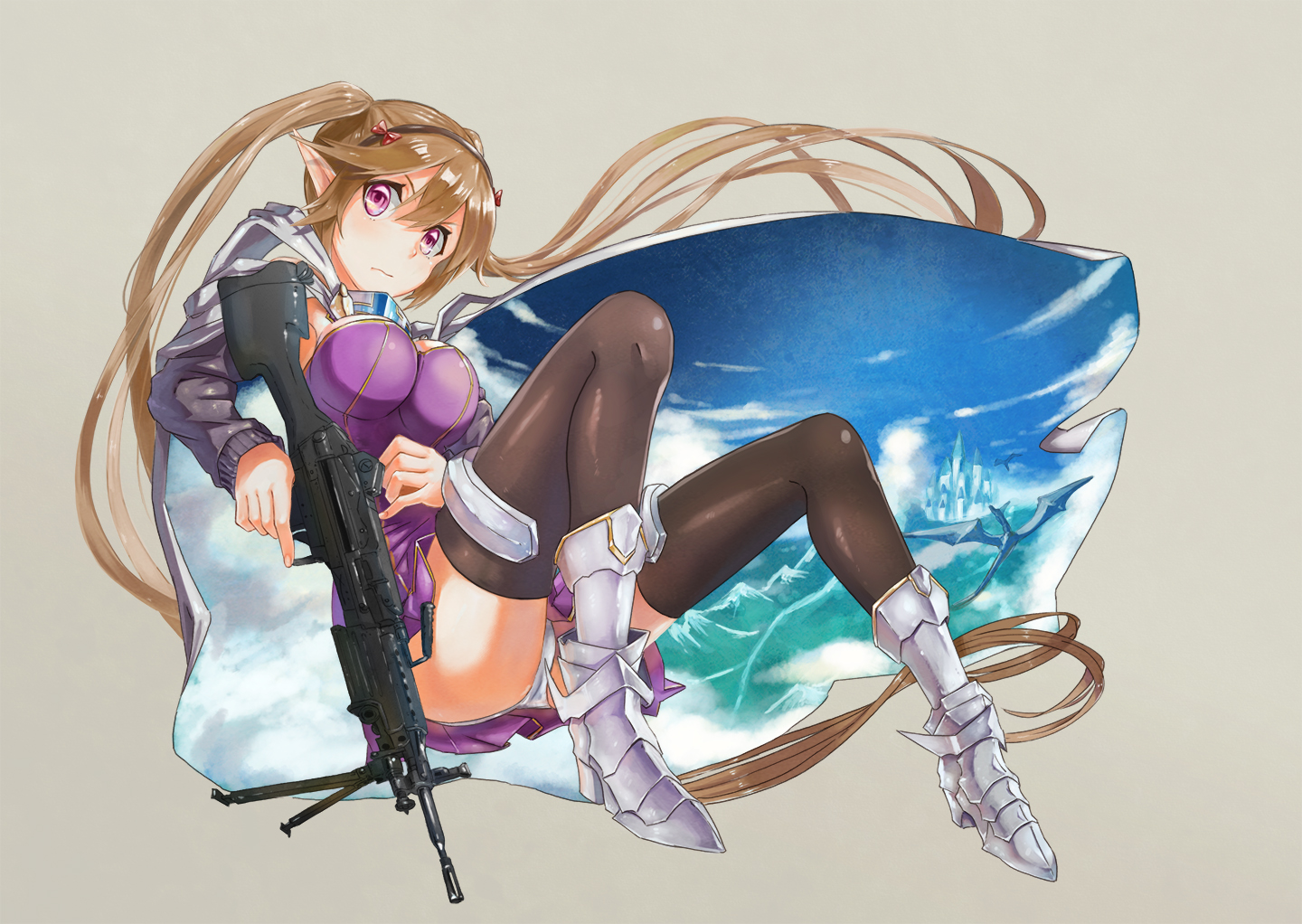 myuseru_foaran, outbreak_company, pointed_ears, ranyu_kuro