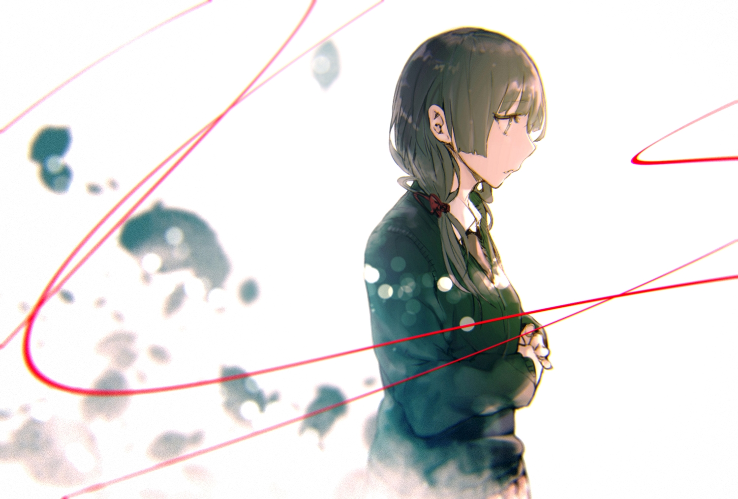 brown_hair, fifuth, original, short_hair, twintails