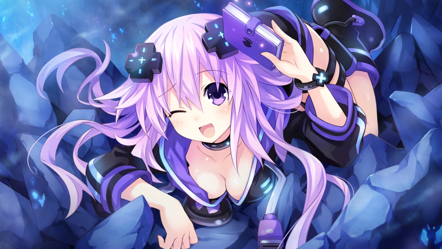 adult_neptune, game_cg, hyperdimension_neptunia, hyperdimension_neptunia_vii, tsunako