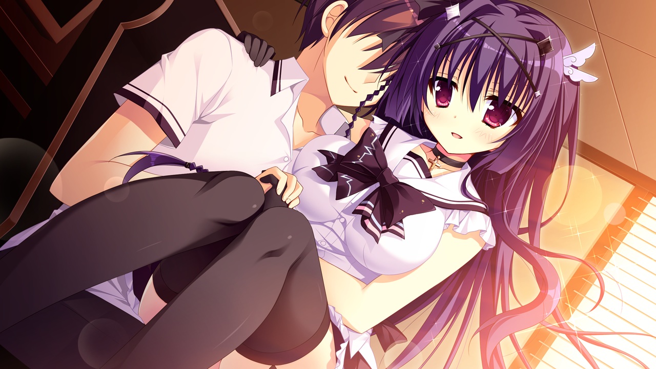 blush, game_cg, hearts_(company), nagi_kisara, natsuiro_kokoro_log, school_uniform, shiromochi_sakura