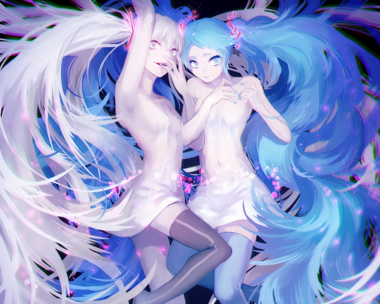 cropped, ghost_rule_(vocaloid), hatsune_miku, hona_(platinum_egg), long_hair, vocaloid