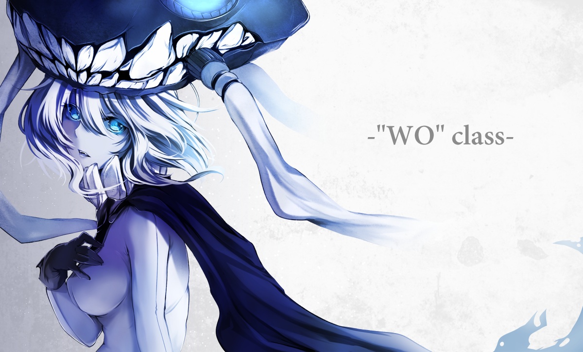 anthropomorphism, blue_eyes, breasts, gloves, kantai_collection, koruta_(nekoimo), monochrome, short_hair