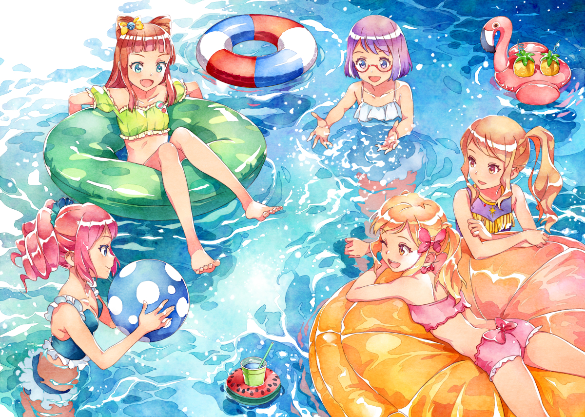 aikatsu!, katou_akatsuki, nanakura_koharu, sakuraba_rola, saotome_ako, tagme_(character)