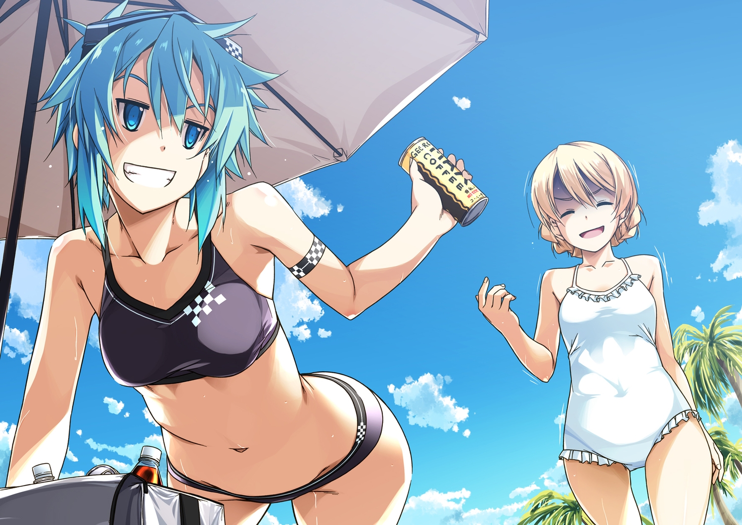 darjeeling_(girls_und_panzer), girls_und_panzer, shikei, shinon_(sao), sword_art_online