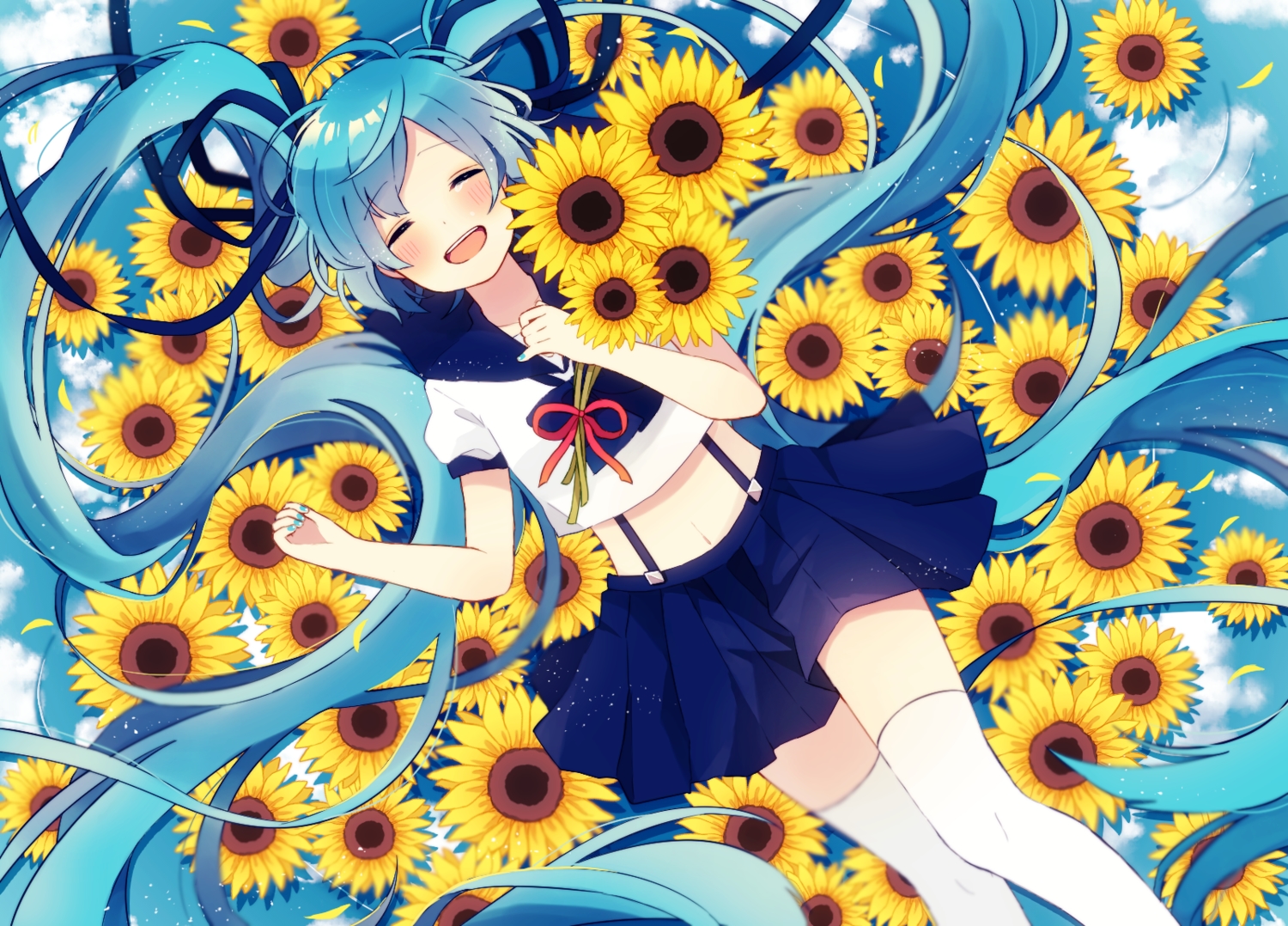 64hijiki, aliasing, hatsune_miku, long_hair, vocaloid