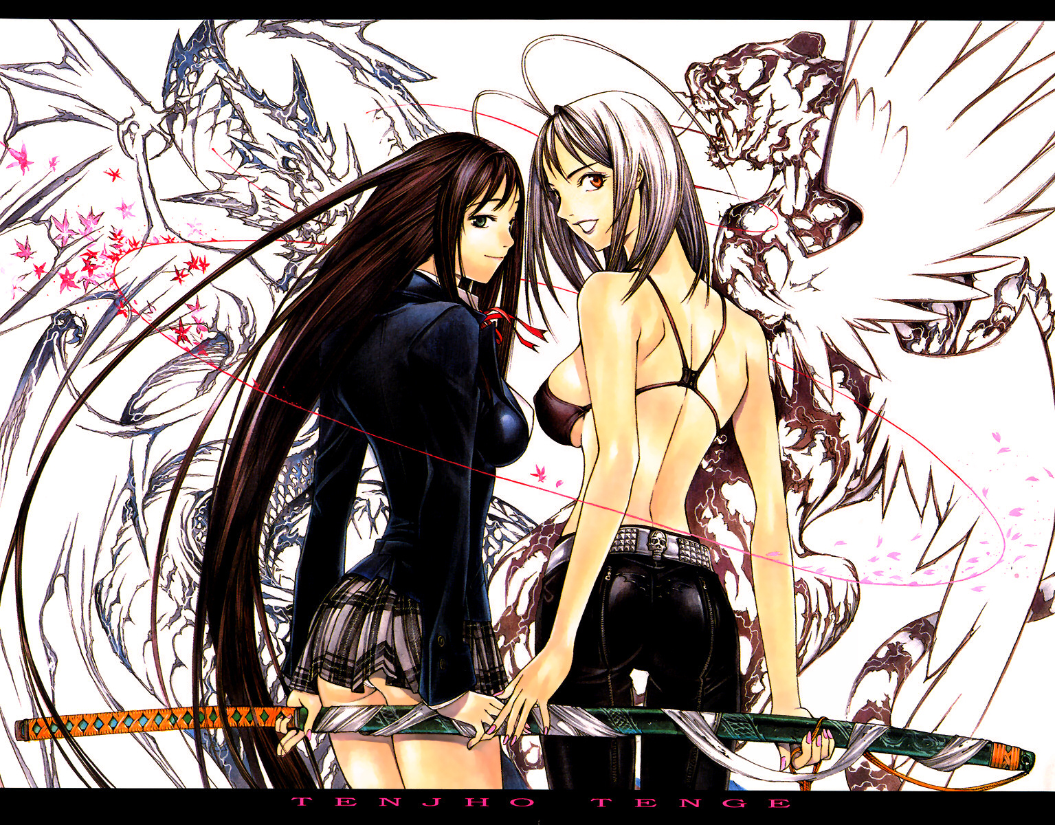 natsume_aya, natsume_maya, tenjou_tenge