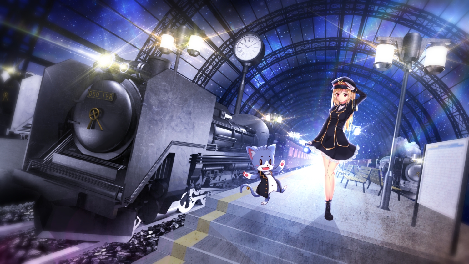 3d, aliasing, original, train, yoshimo_(yoshiki_qaws)