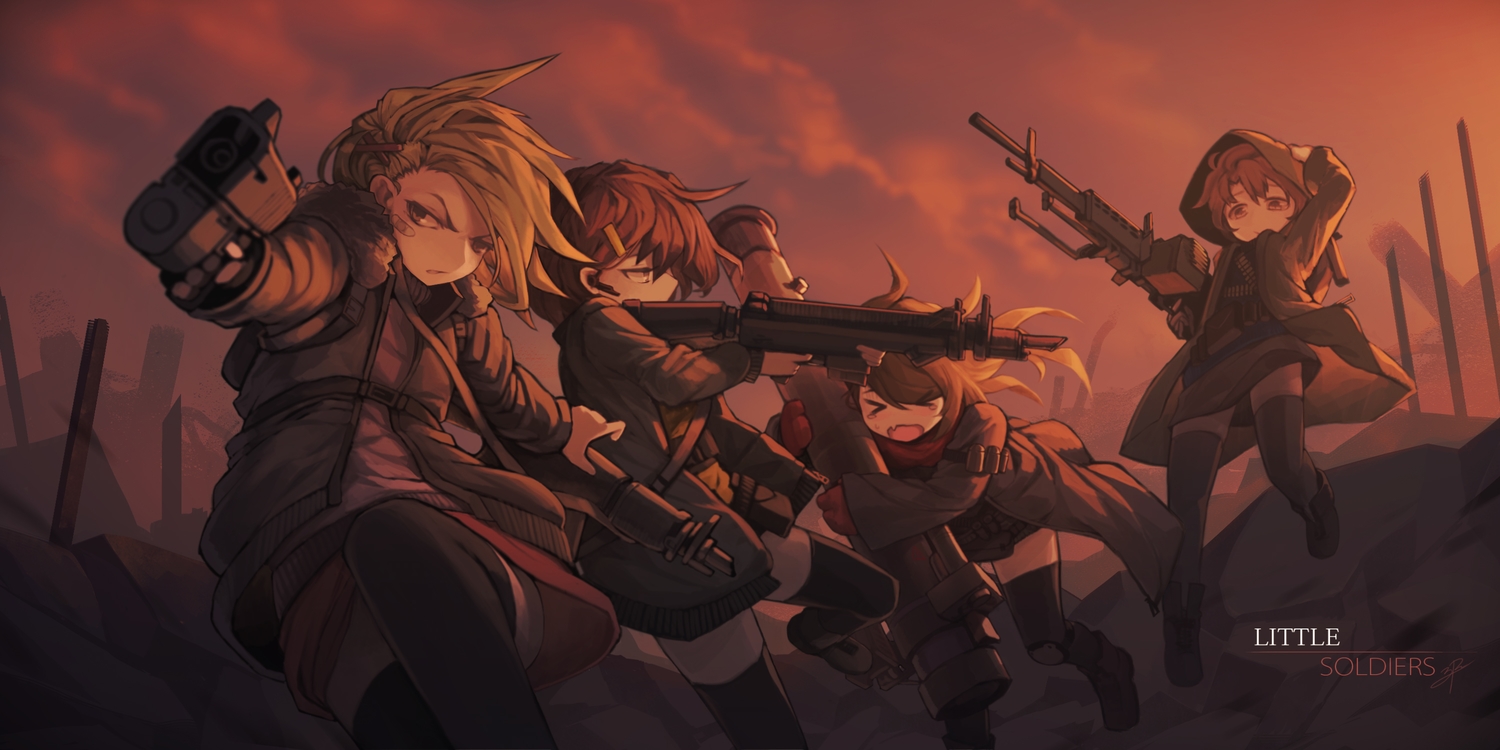 group, loli, original, signed, zhaoyuan_pan