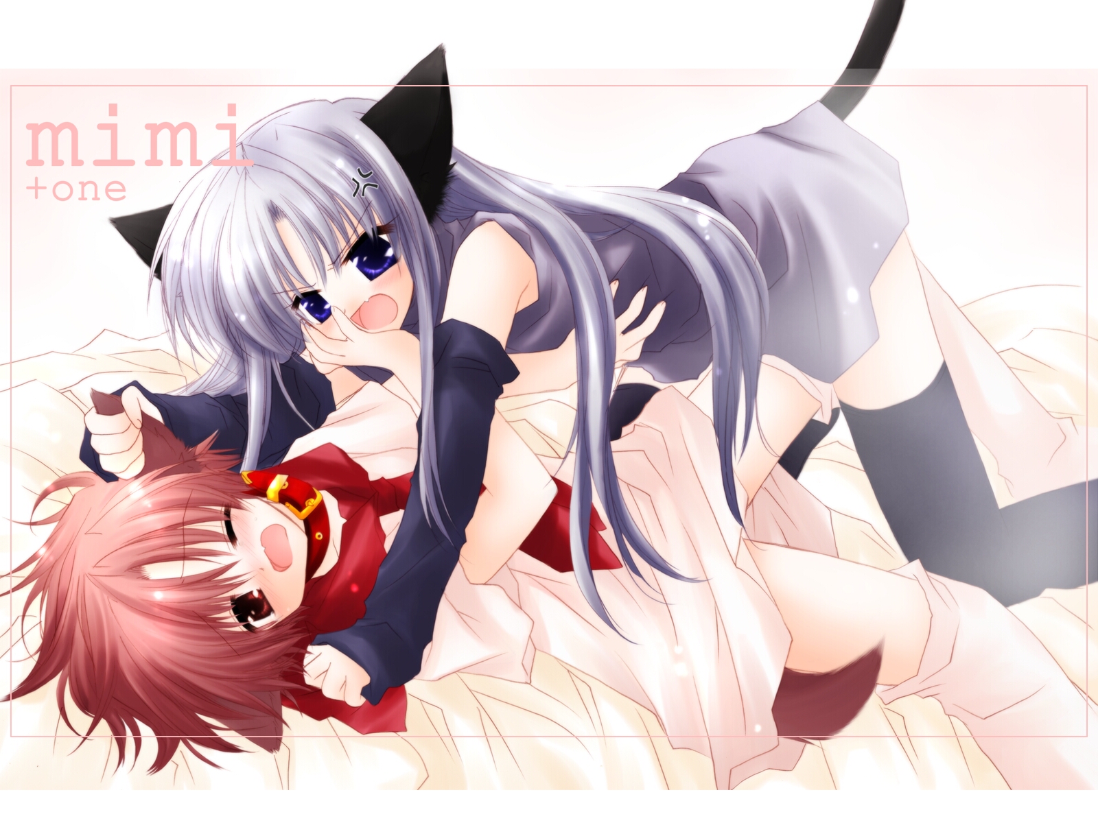 animal_ears, catgirl, doggirl, hinata_(pure_pure), pure_pure, tobari