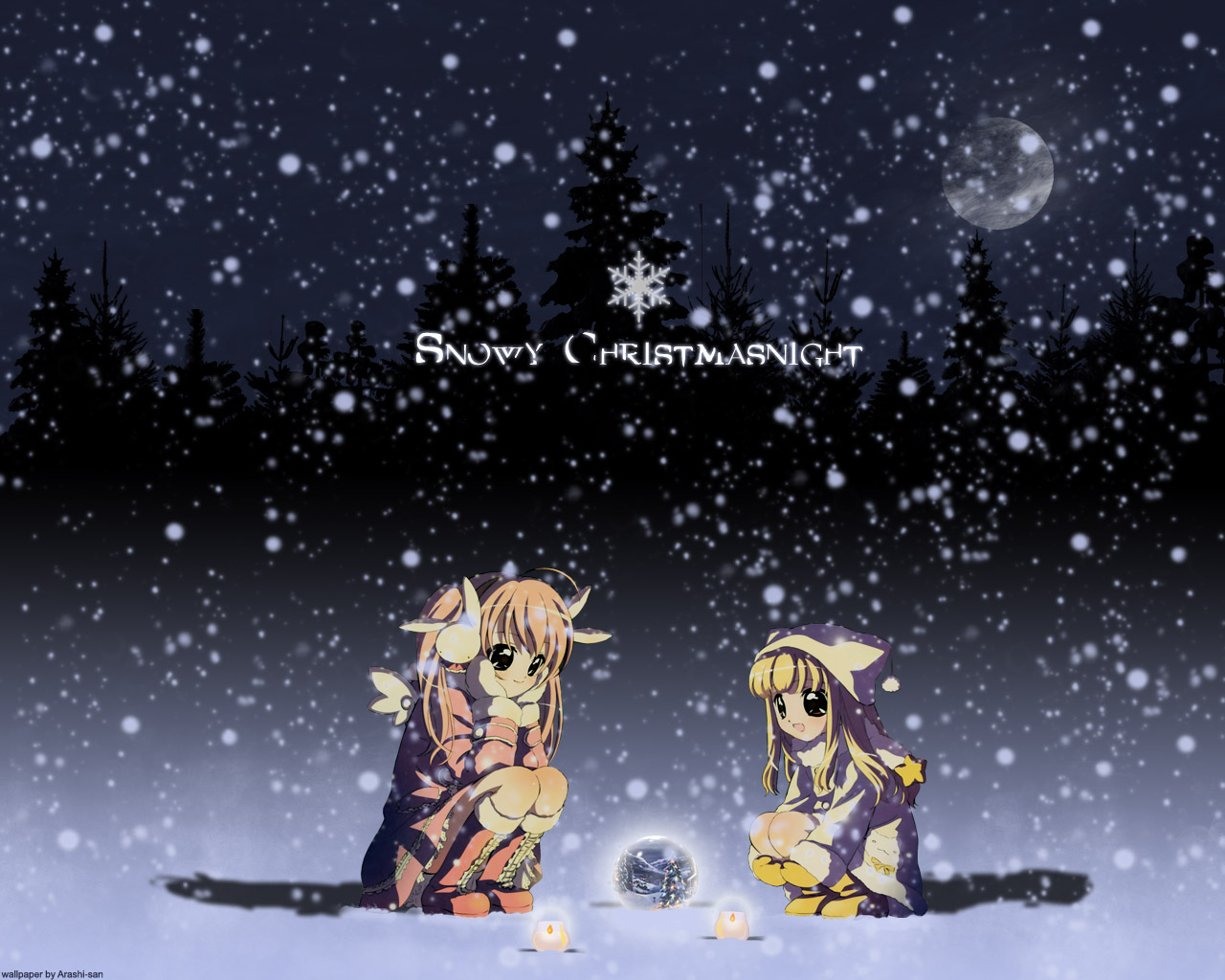 christmas, misha, pita_ten, snow, uematsu_koboshi, winter