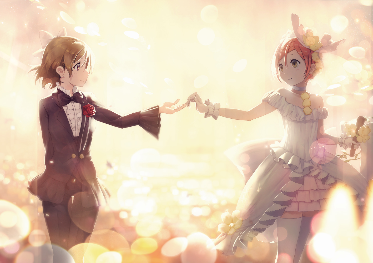 hoshizora_rin, koizumi_hanayo, love_live!_school_idol_project, redame