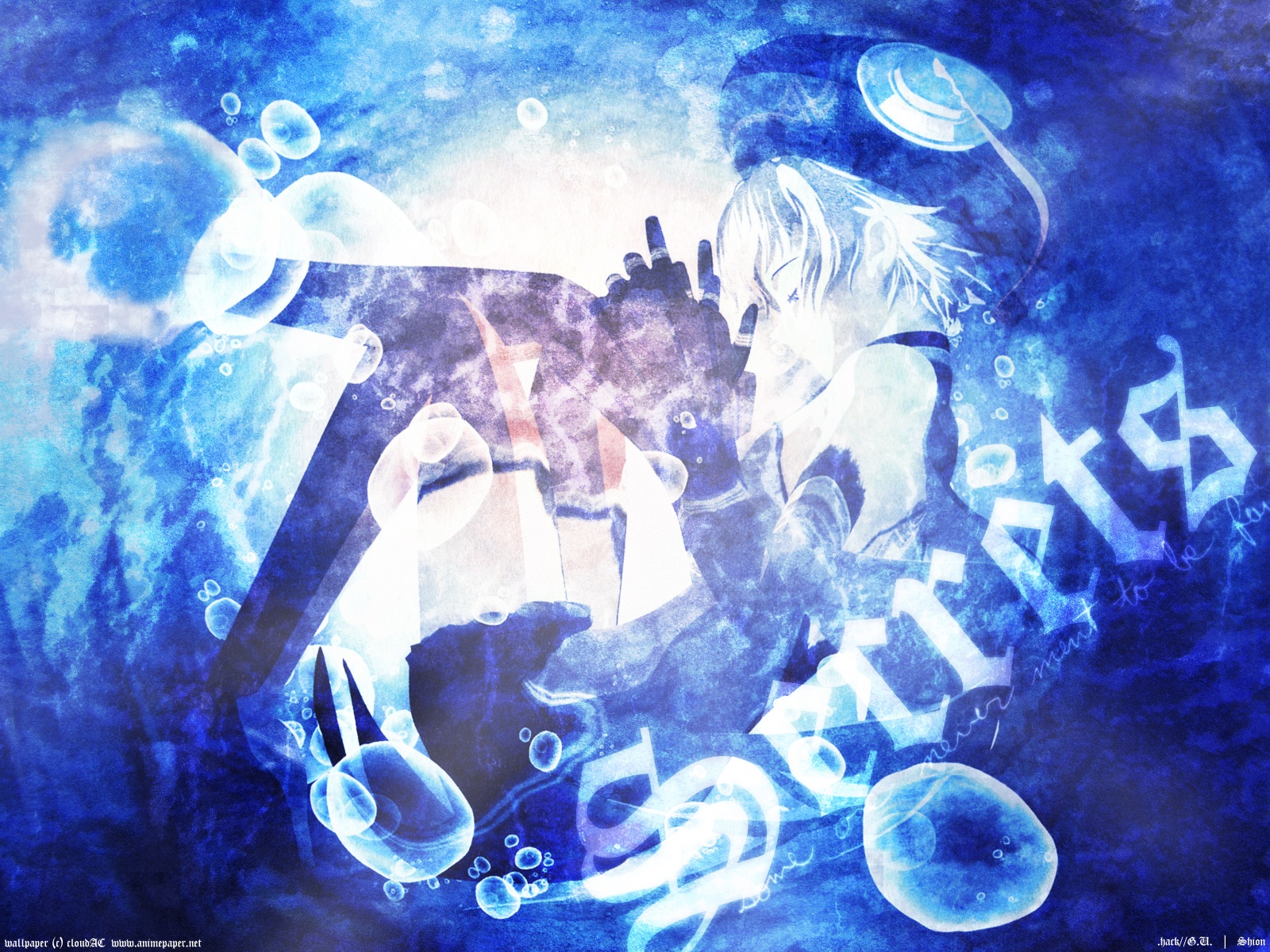 blue_eyes, bubbles, elbow_gloves, gloves, .hack//, .hack//g.u., .hack//link, .hack//roots