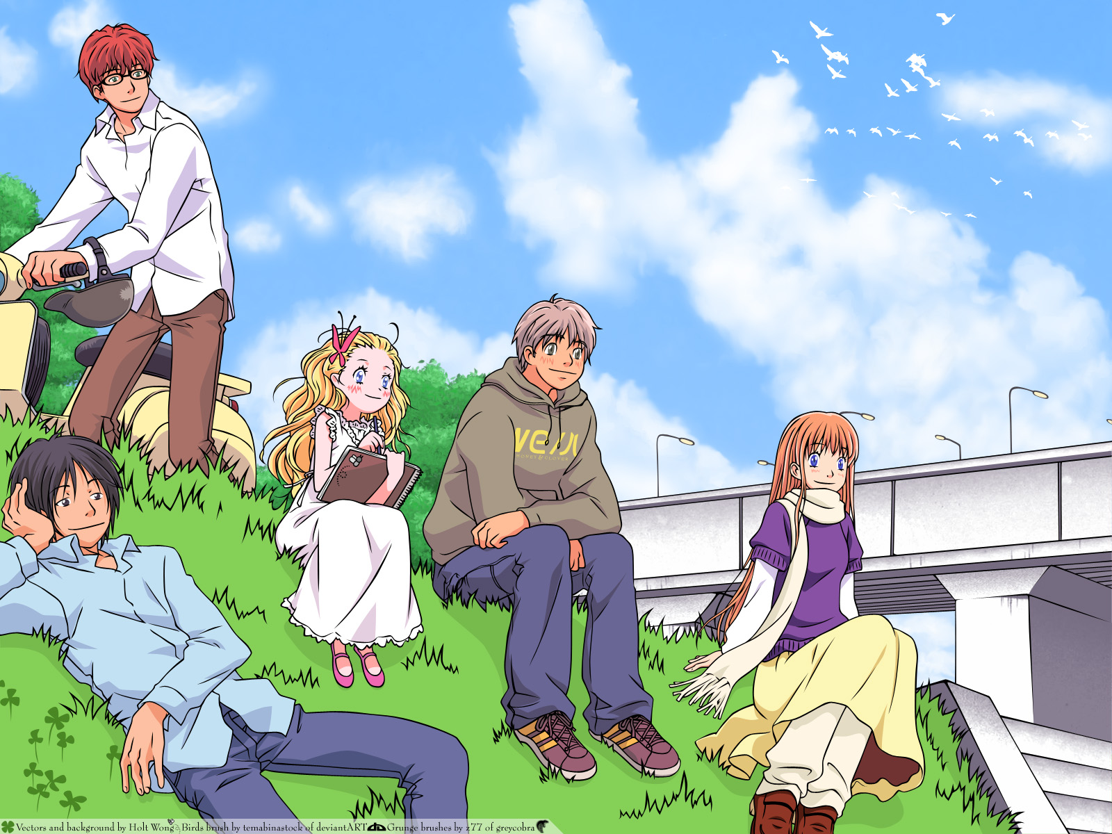 ayu_(hachimitsu_to_clover), hachimitsu_to_clover, hagu, umino_chica