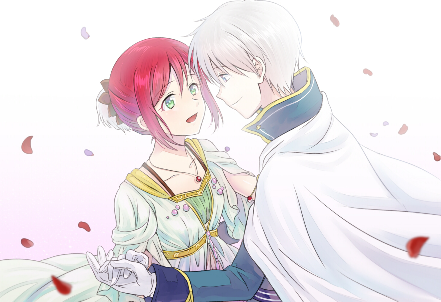 akagami_no_shirayukihime, male, rosa_tsubomi, shirayuki_(akagami_no_shirayukihime), zen_wistalia